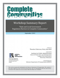 Workshop Summary Report cover